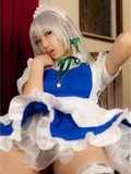 cosplay美女套图 c77 Sakuya Izayoi　白丝假发扮相(1)(25)